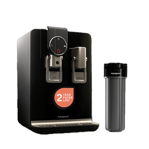 Aquaguard Aspire Blaze 2X UV+UF Stainless Steel Water Purifier (2 Year Filter Life, With Mega Sediment Filter, AGASPIREBLAZUVUFSS2X)