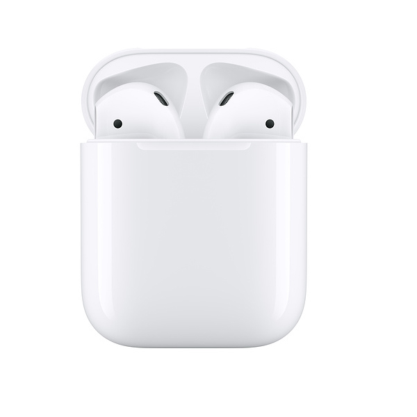Apple AirPods with Charging Case Bluetooth Headset with Mic (White, True Wireless) (IPHONEAIRPODS)