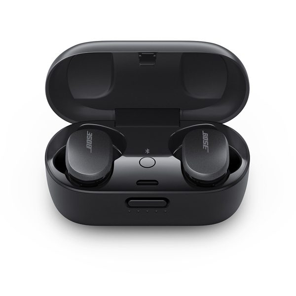 Bose QuiteComfort Earbuds Active Noise cancellation enabled Bluetooth Headset (Black, True Wireless) (BOSEEBQUIETCOMFORBLK)