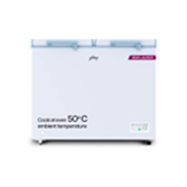 Godrej 302 L Double Door Standard Deep Freezer  (White) (DHESNCH325D2HCNPRW)