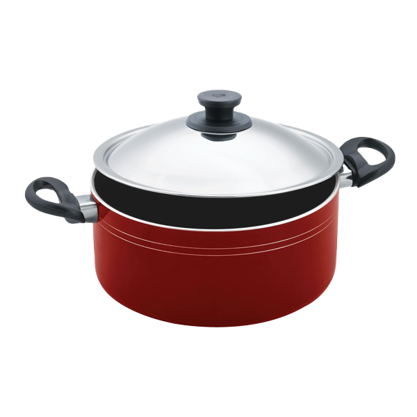 Pigeon by Stovekraft Non-Stick Biriyani Pot with Lid 11 Litres (PGNSBIRYANIPOT11L)